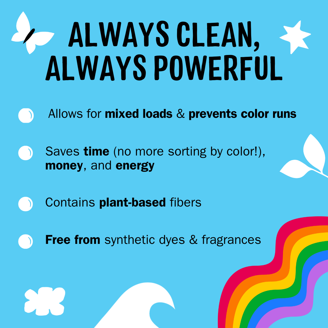 Color Shield Sheets for Laundry